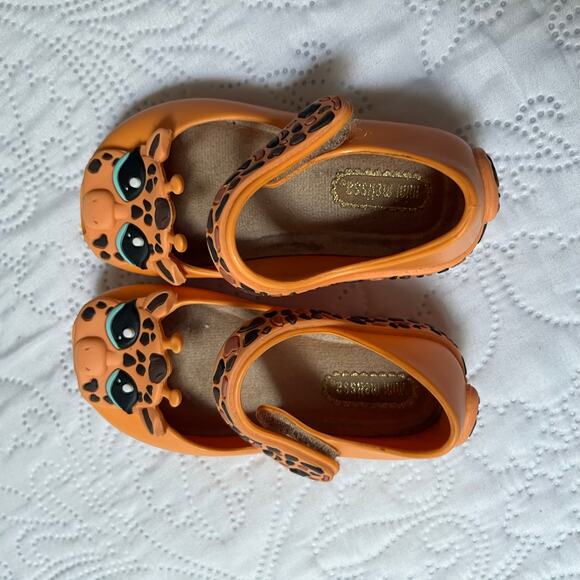 Mini Melissa Giraffe Ballet Flats Size 6 - Picture 5 of 8